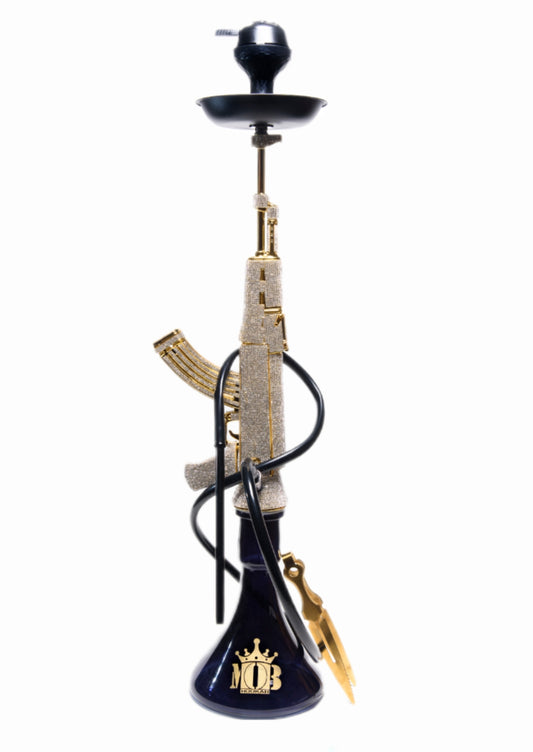 HOOKAH AK-47 GOLD DIAMOND